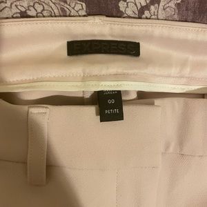 EXPRESS slim straight business pants SIZE 00
